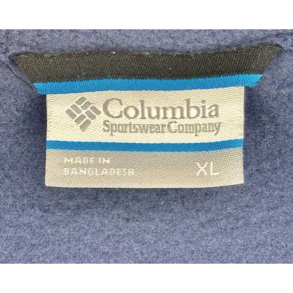Columbia Mens Cathedral Peak II Fleece Sleeveless Vest Navy Blue XL - Picture 6 of 9